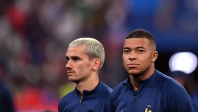 Mbappe, Griezmann, Deschamps