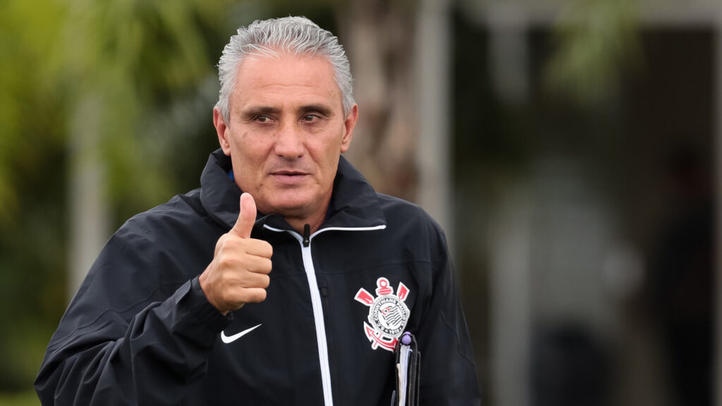 Tite em sua época de Corinthians