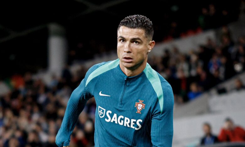 Cristiano Ronaldo em jogo por Portugal