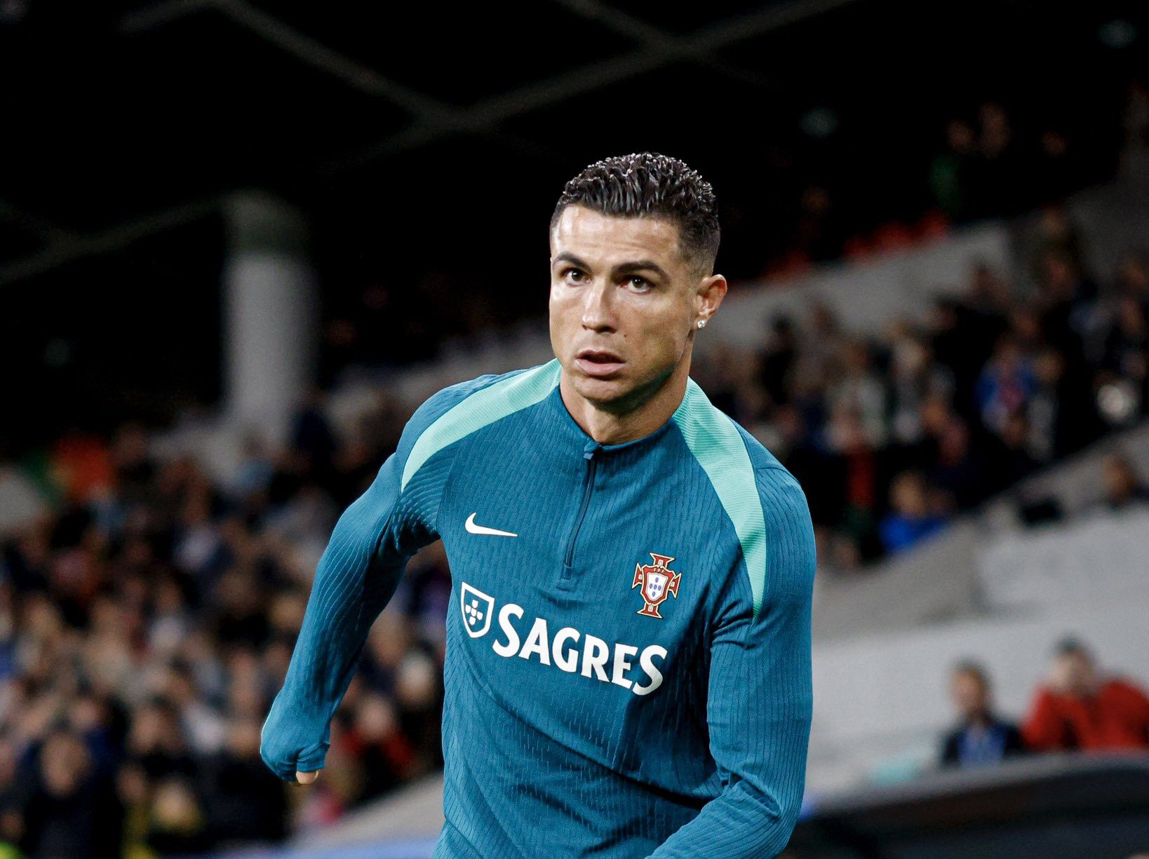 Cristiano Ronaldo em jogo por Portugal