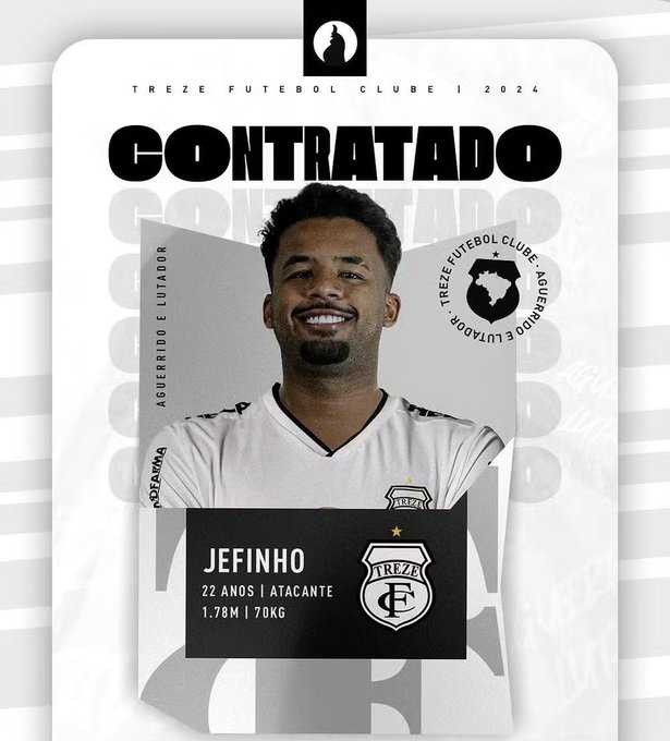 Jefinho está sendo comparado com Endrick