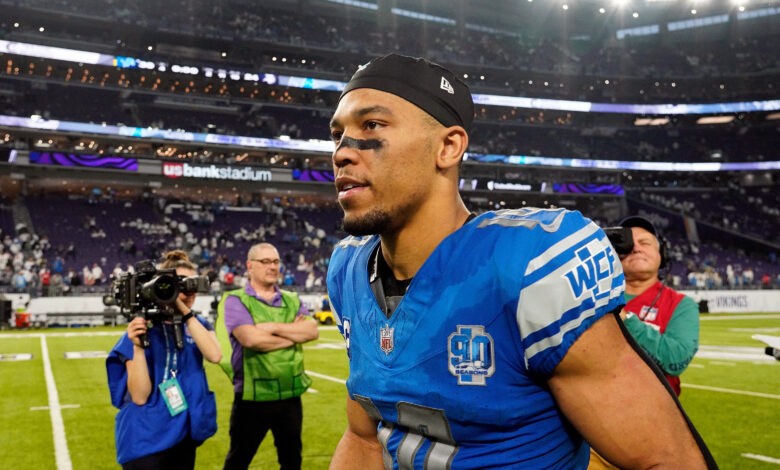 Amon-Ra St. Brown pelo Detroit Lions