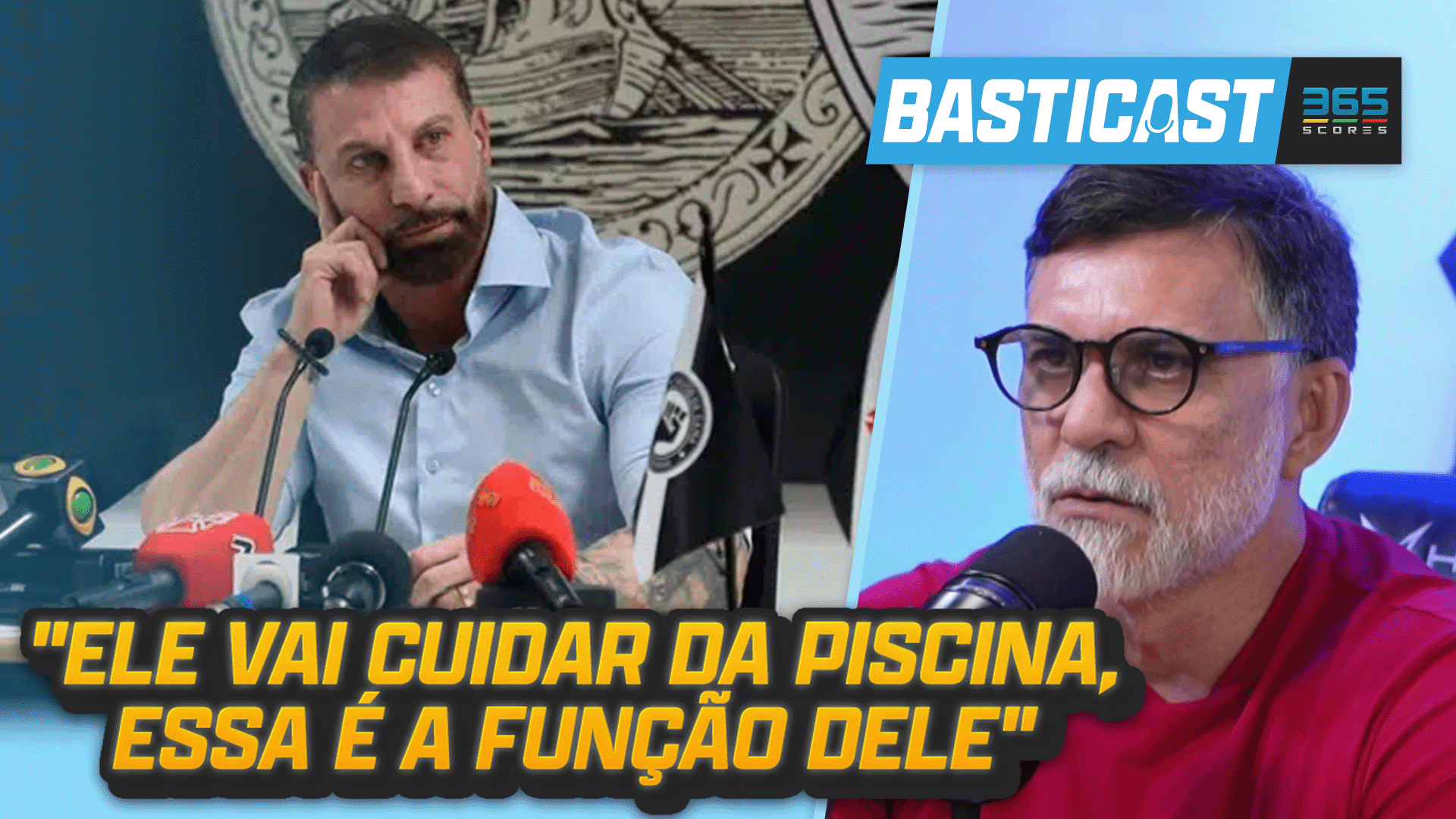 Ricardo Rocha falando sobre Pedrinho e Vasco no Basticast