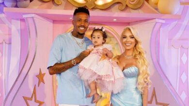 Karoline Lima e Éder Militão no aniversário de 1 ano da filha