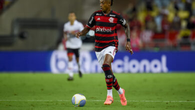 Bruno Henrique em jogo pelo Flamengo