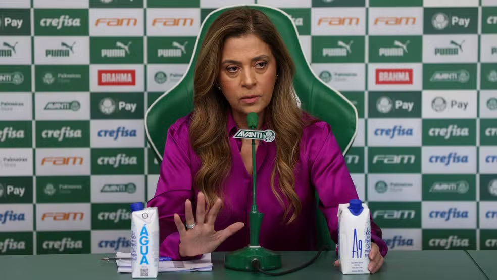 Leila Pereira, presidente do Palmeiras - Foto: Cesar Greco / Palmeiras