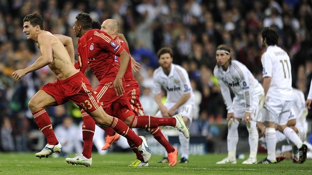 Real Madrid e Bayern de Munique em jogo da Champions League