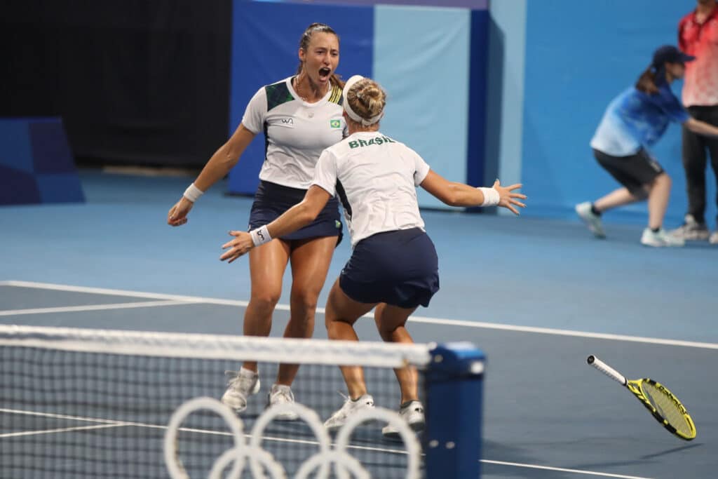 Laura e Luisa foram bronze no Tênis olimpíada 2021