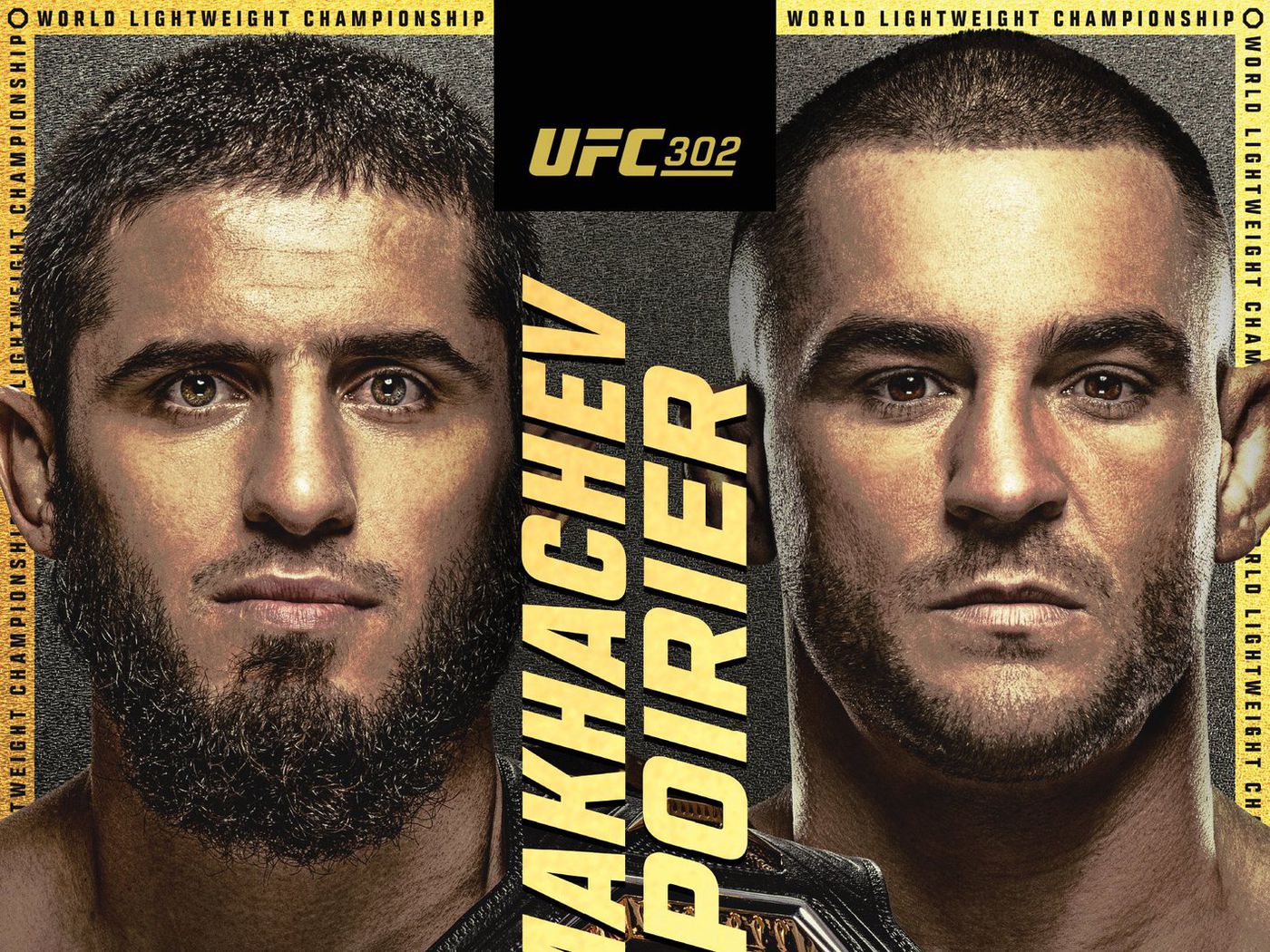 UFC 302 poster