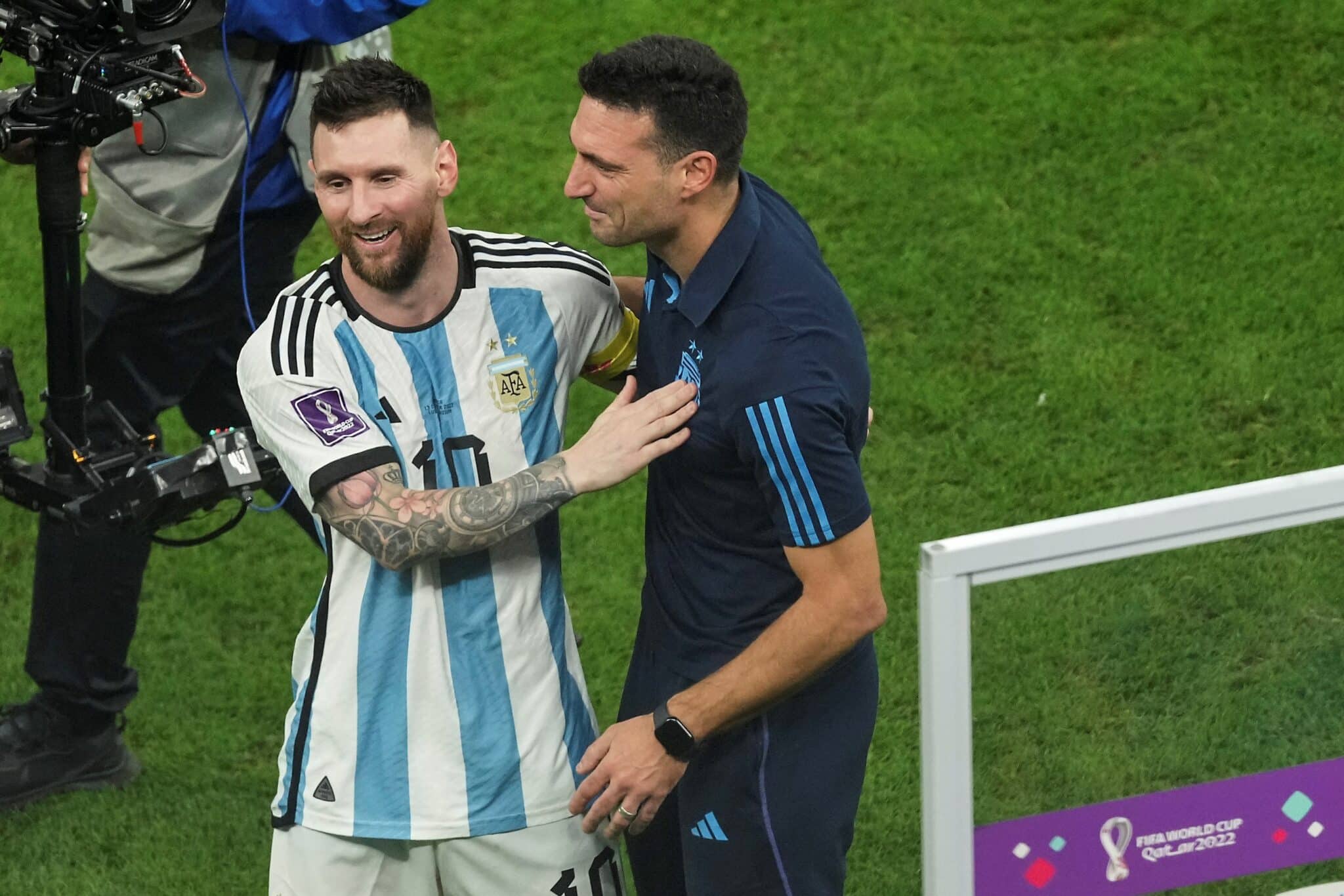 Messi e Scaloni