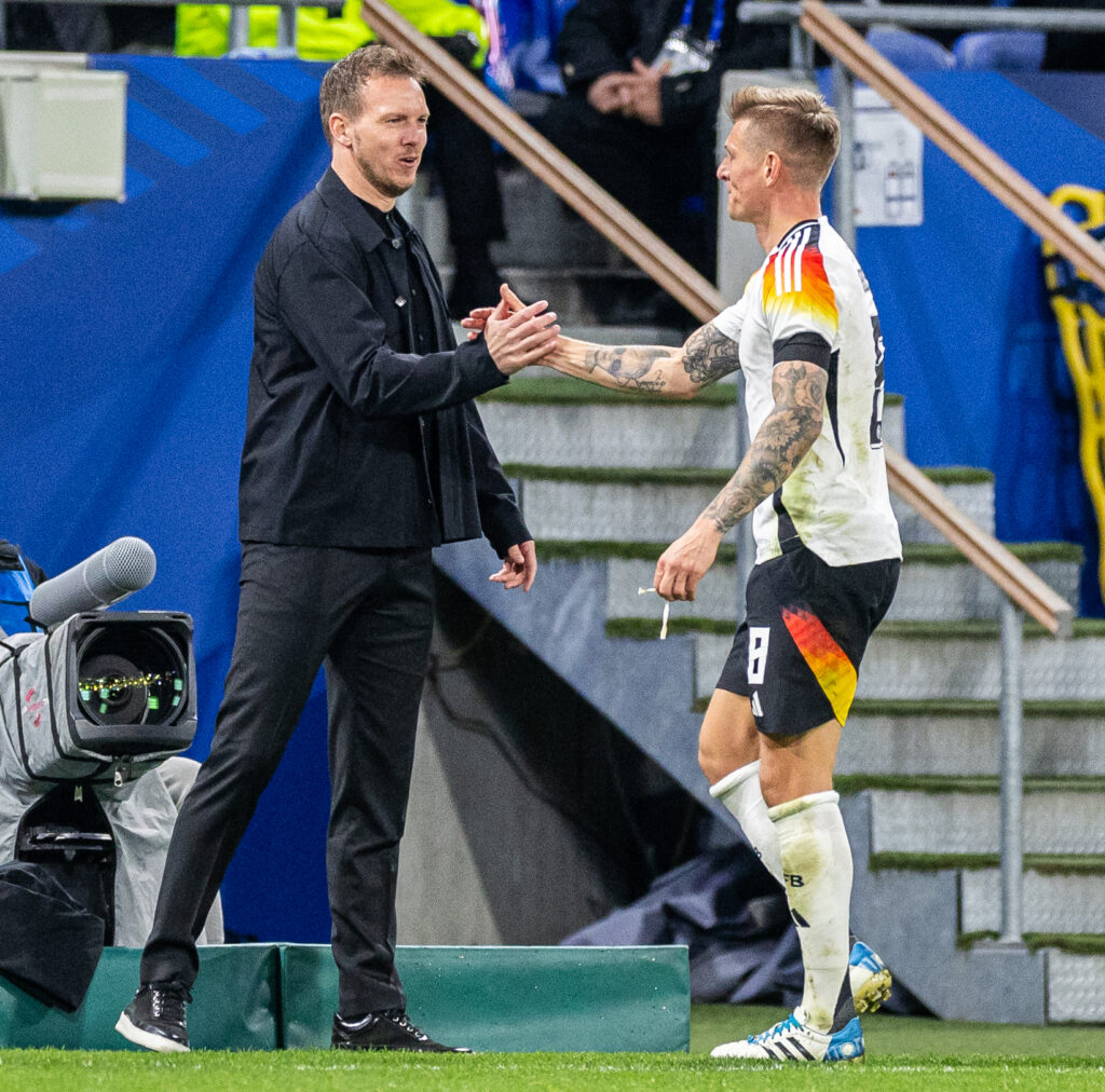 Kroos e Nagelsmann pela Alemanha 