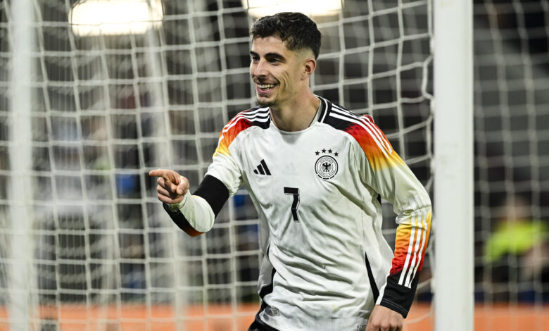 Kai Havertz é a referência de ataque da Alemanha na Eurocopa 2024