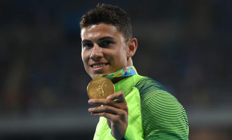 Thiago Braz medalhista de ouro no Rio 2016