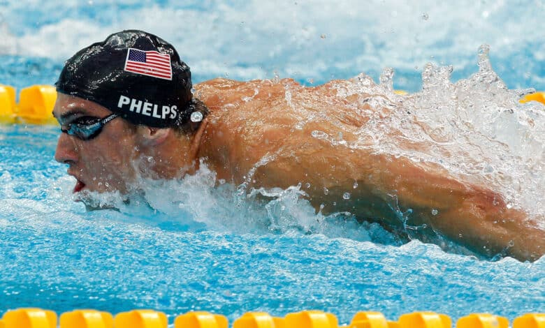 Phelps é um dos atletas com mais recordes olímpicos