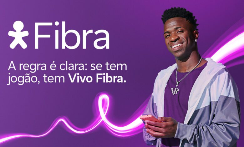 Vini Jr em promoção da Vivo