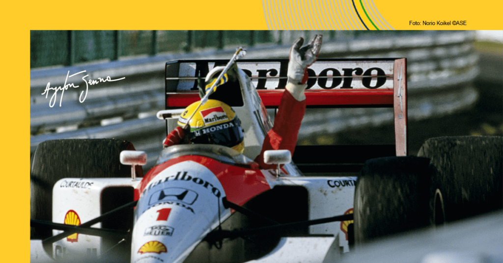 Senna é tricampeão da F1