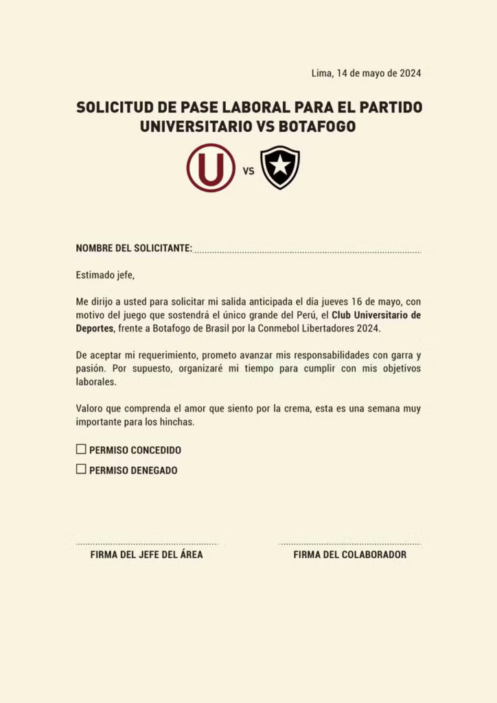 Atestado emitido pelo Universitario