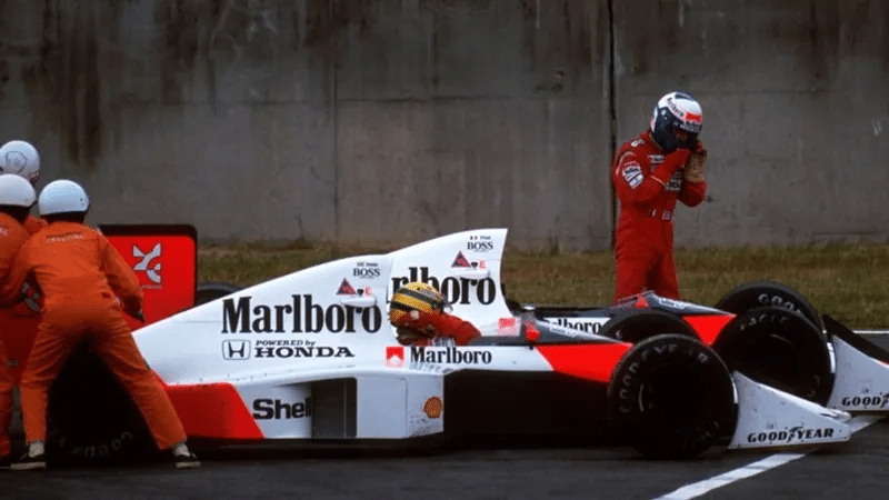 Ayrton Senna protagonizou episódios polêmicos com Alain Prost