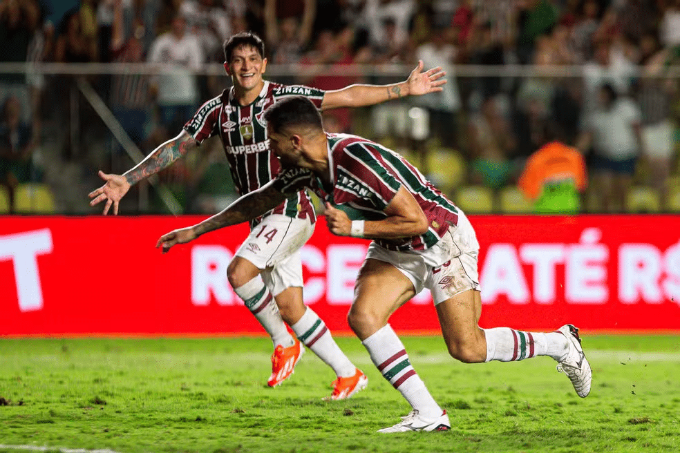 Germán Cano e Renato Augusto em Fluminense x Atlético-MG, pelo Brasileirão 2024