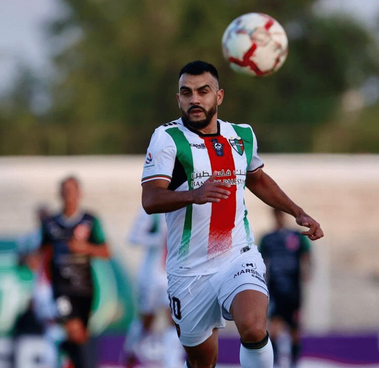 Misael Dávila, jogador do PAlestino