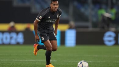 Alex Sandro em jogo pela Juventus