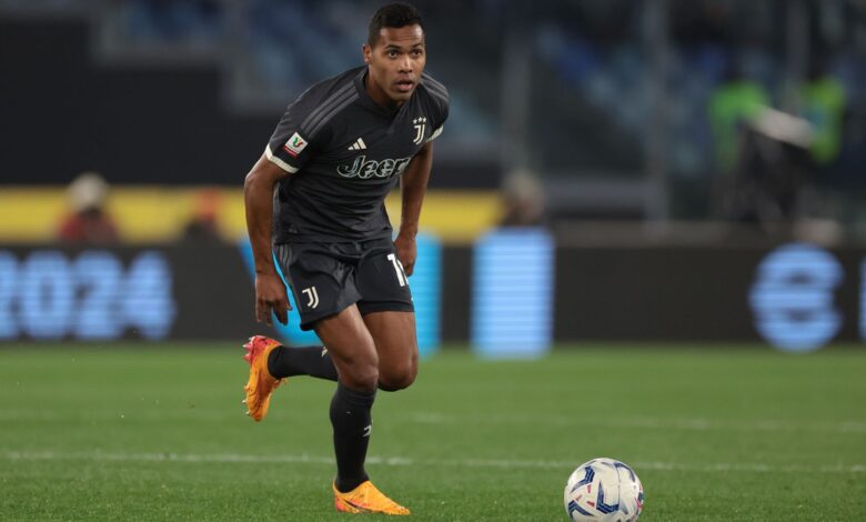 Alex Sandro em jogo pela Juventus