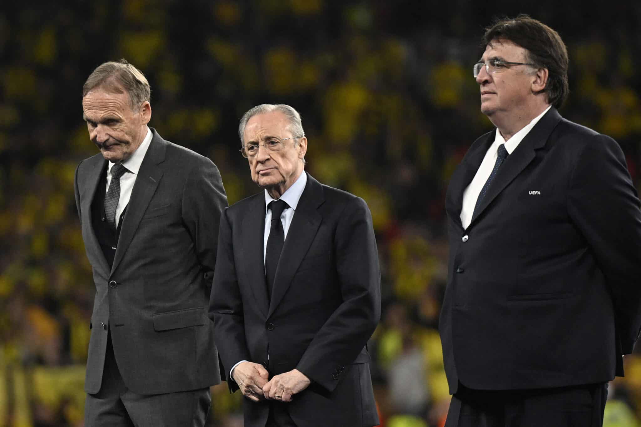 Florentino Pérez na final da champions