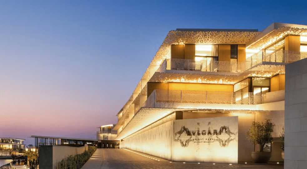 Hotel e joalheria Bulgari em Jumeirah Bay Island