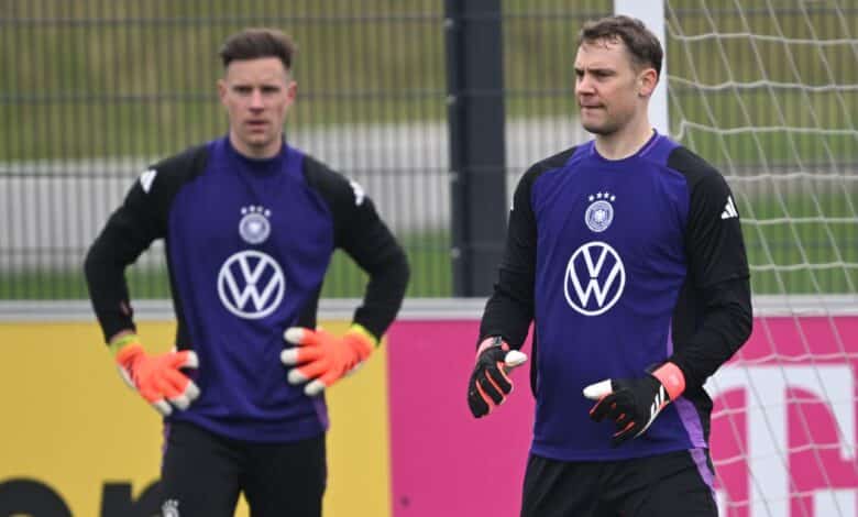 Ter Stegen e Neuer na seleção da Alemanha