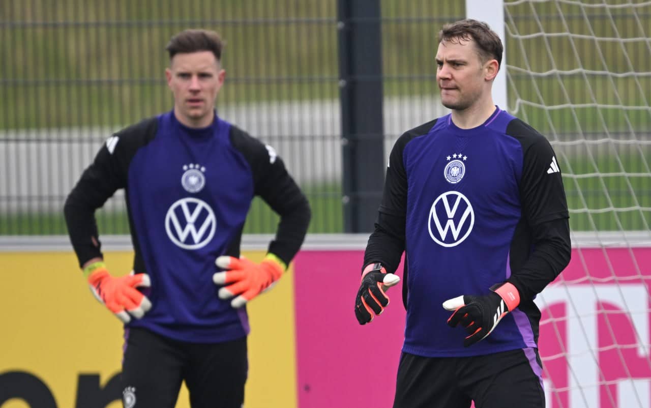 Ter Stegen e Neuer na seleção da Alemanha