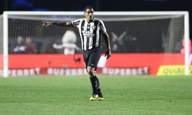 Allan em estreia pelo Botafogo