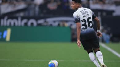 SP - SAO PAULO - 22/05/2024 - COPA DO BRASIL 2024, CORINTHIANS X AMERICA-RN - Wesley jogador do Corinthians durante partida contra o America-RN no estadio Arena Corinthians pelo campeonato Copa Do Brasil 2024. Foto: Ettore Chiereguini/AGIF