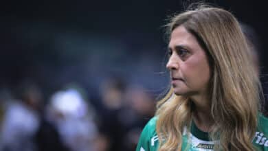 SP - SAO PAULO - 13/06/2024 - BRASILEIRO A 2024, PALMEIRAS X VASCO - leila pereira presidente do Palmeiras durante partida contra o Vasco no estadio Arena Allianz Parque pelo campeonato Brasileiro A 2024. Foto: Ettore Chiereguini/AGIF