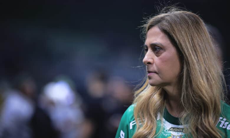 SP - SAO PAULO - 13/06/2024 - BRASILEIRO A 2024, PALMEIRAS X VASCO - leila pereira presidente do Palmeiras durante partida contra o Vasco no estadio Arena Allianz Parque pelo campeonato Brasileiro A 2024. Foto: Ettore Chiereguini/AGIF