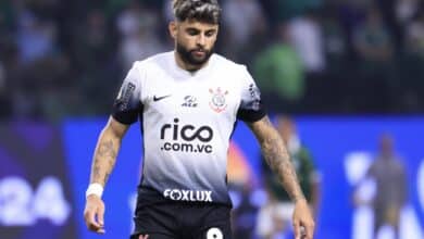 SP - SAO PAULO - 01/07/2024 - BRASILEIRO A 2024, PALMEIRAS X CORINTHIANS - Yuri Alberto jogador do Corinthians durante partida contra o Palmeiras no estadio Arena Allianz Parque pelo campeonato Brasileiro A 2024. Foto: Marcello Zambrana/AGIF