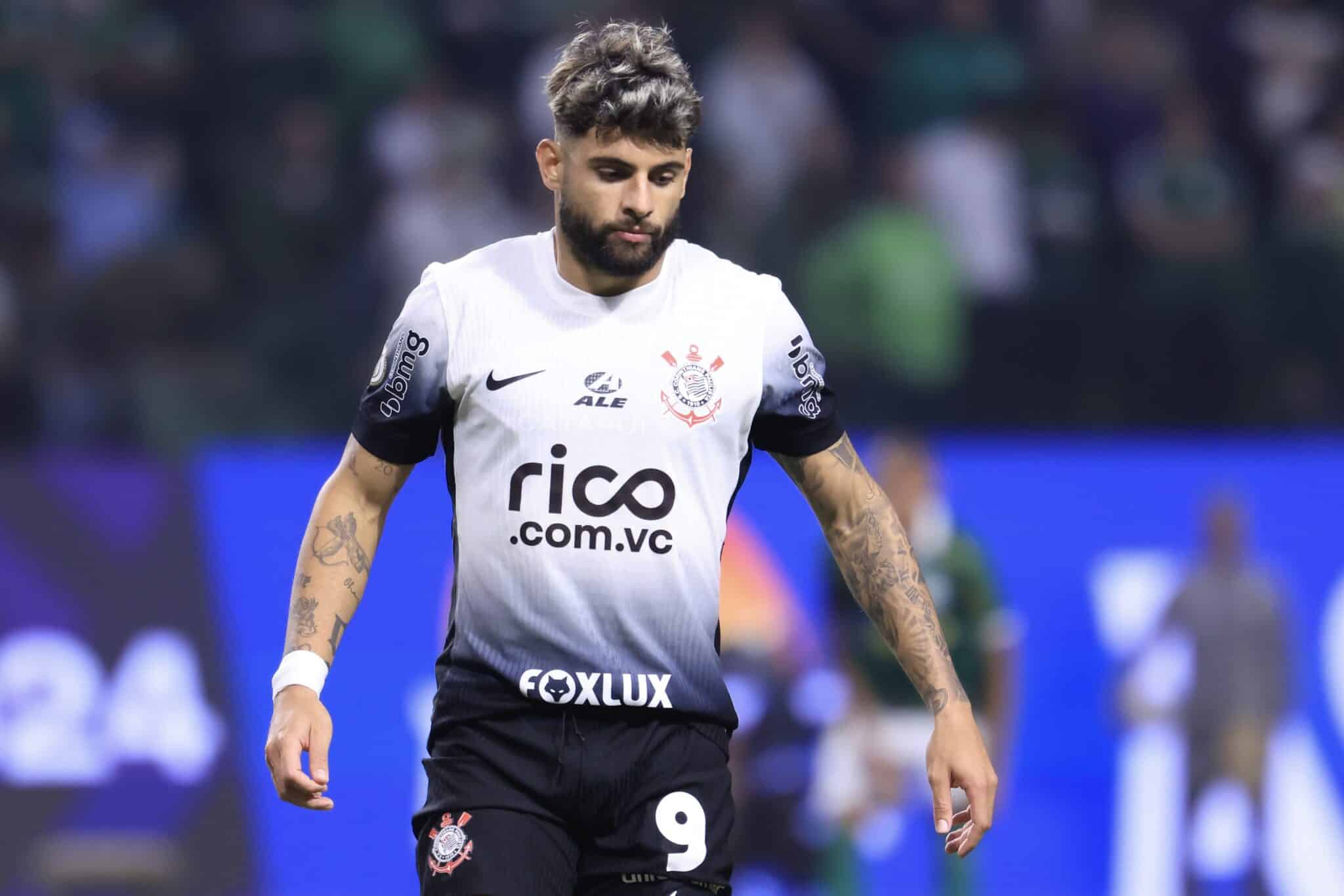 SP - SAO PAULO - 01/07/2024 - BRASILEIRO A 2024, PALMEIRAS X CORINTHIANS - Yuri Alberto jogador do Corinthians durante partida contra o Palmeiras no estadio Arena Allianz Parque pelo campeonato Brasileiro A 2024. Foto: Marcello Zambrana/AGIF