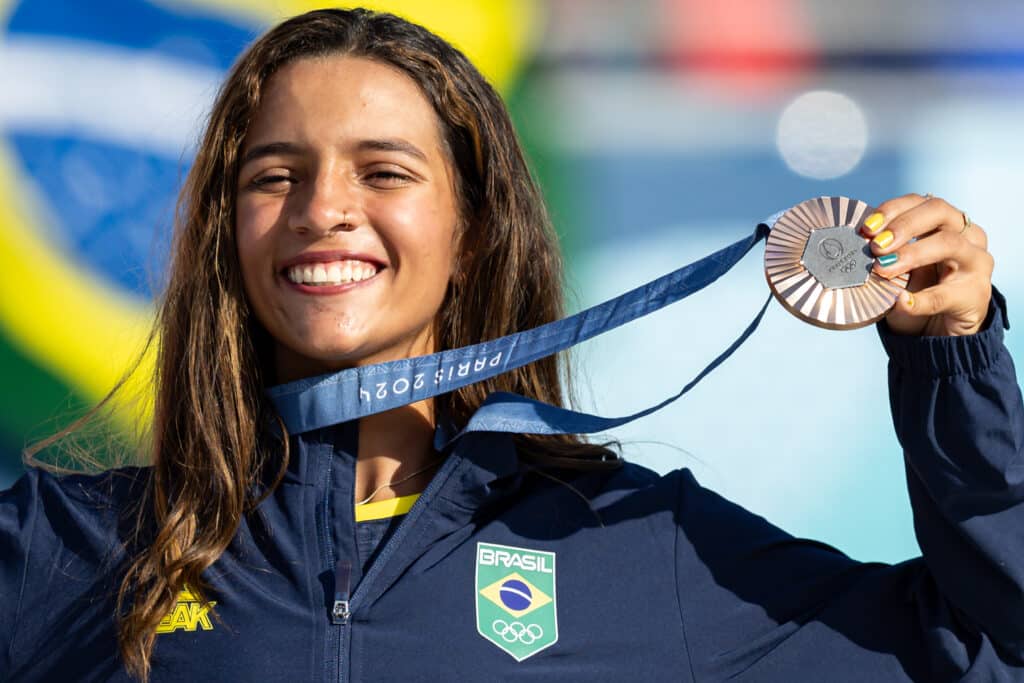 Rayssa Leal medalhista em Paris