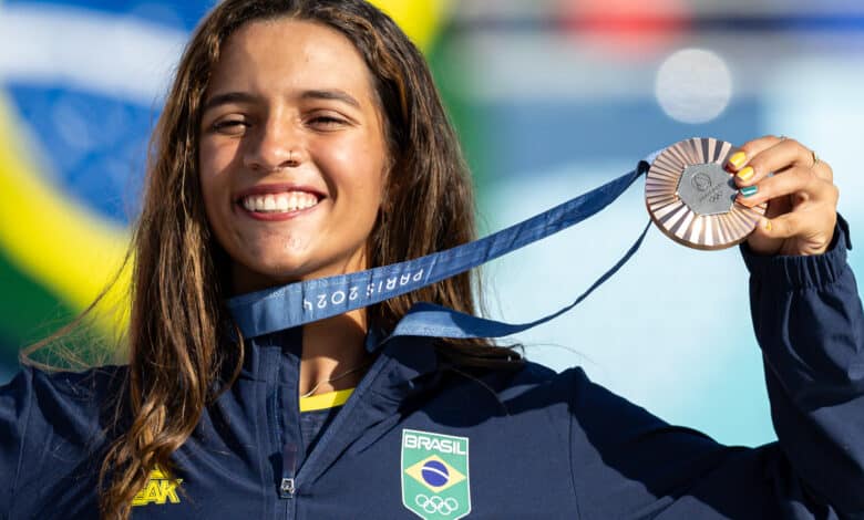 Rayssa Leal medalhista em Paris