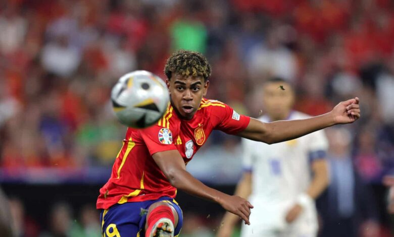 Lamine Yamal marcou gol na semifinal da Eurocopa