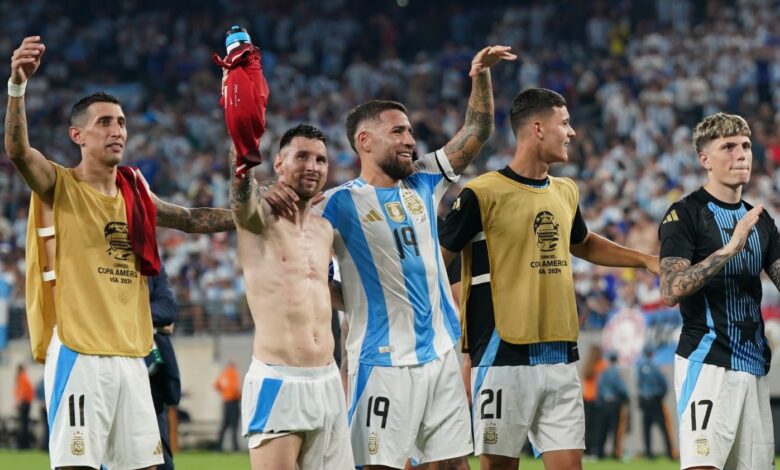 Argentina celebra vaga na final da Copa América 2024