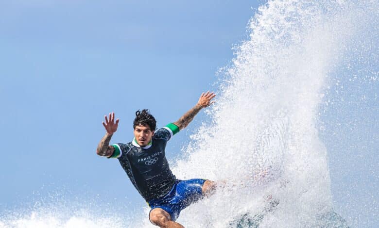 Gabriel Medina no surf olímpico