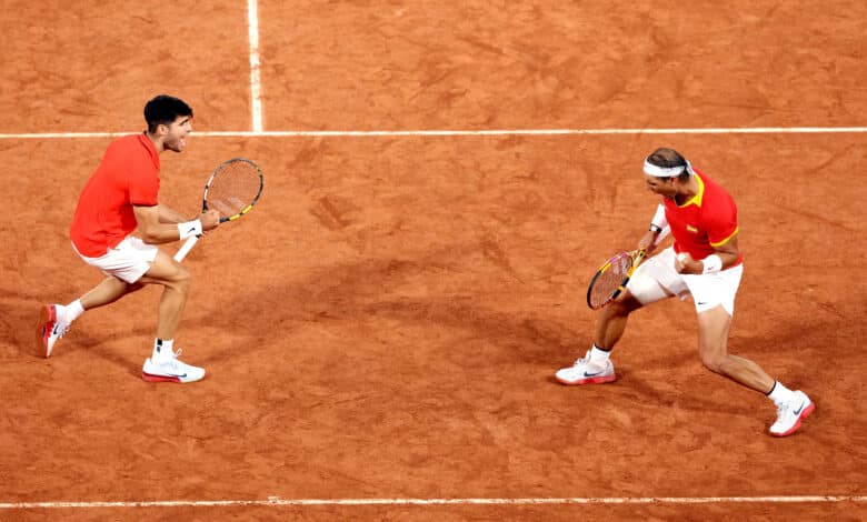 Nadal e Alcaraz em Paris 2024