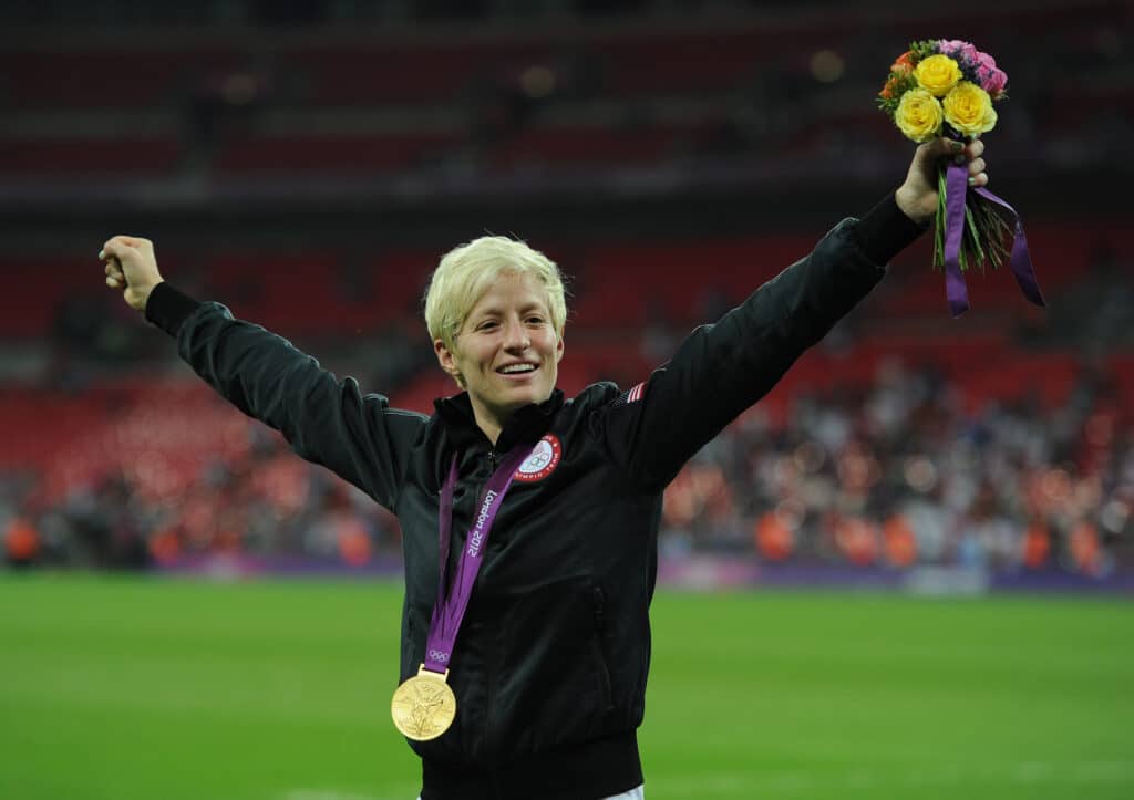 Rapinoe medalhista de ouros pelos EUA nos Jogos de 2012