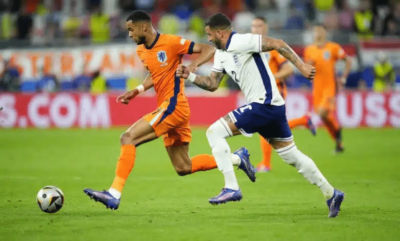 Inglaterra x Holanda tem tempo de bola rolando superior a Uruguai x Colômbia