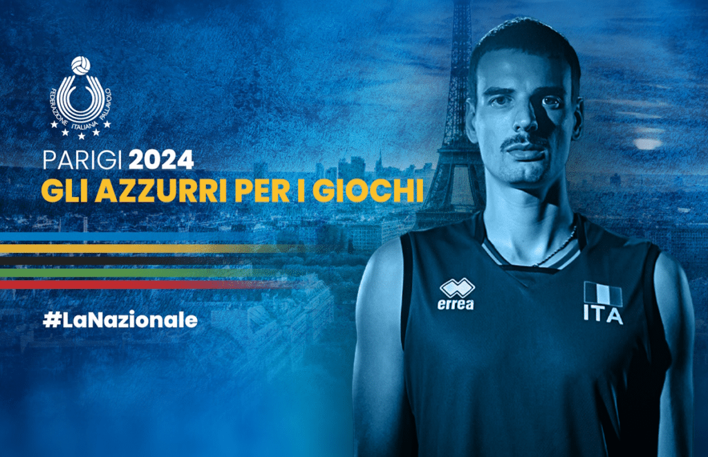 Seleção italiana anuncia os 12 jogadores convocados para os Jogos Olímpicos 2024