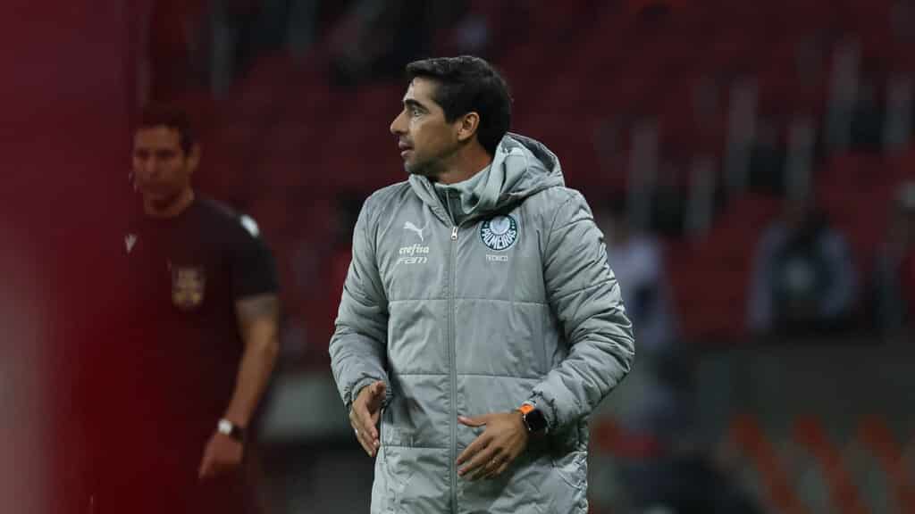 Abel Ferreira em jogo do Palmeiras