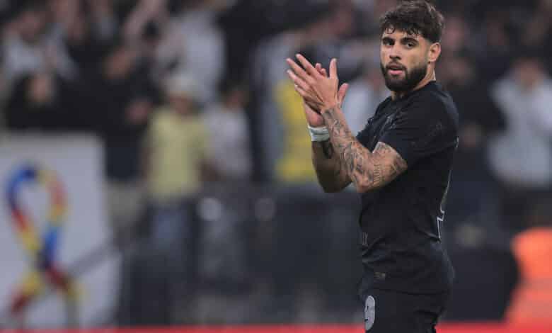 SP - SAO PAULO - 31/07/2024 - COPA DO BRASIL 2024, CORINTHIANS X GREMIO - Yuri Alberto jogador do Corinthians durante partida contra o Gremio no estadio Arena Corinthians pelo campeonato Copa Do Brasil 2024. Foto: Ettore Chiereguini/AGIF