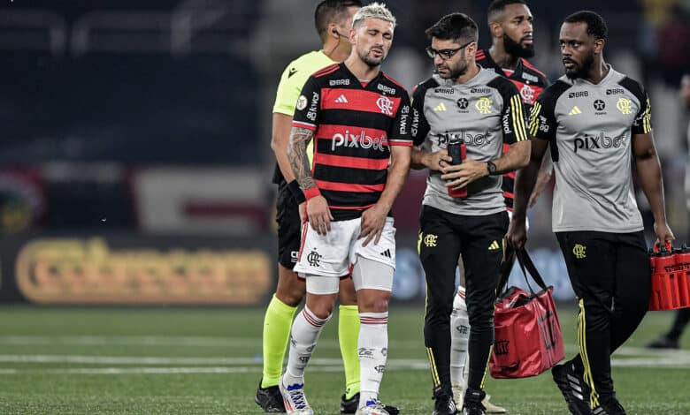 Arrascaeta lesionado no Flamengo