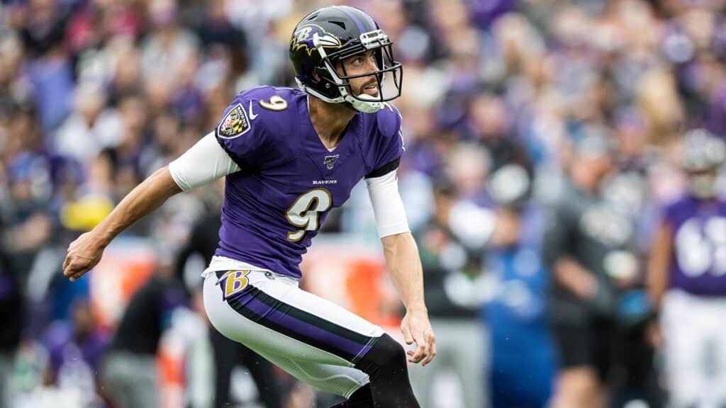 Justin Tucker pelo Ravens