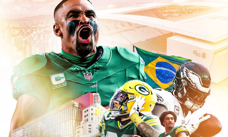 Jogo da NFL no Brasil será entre Eagles e Packers